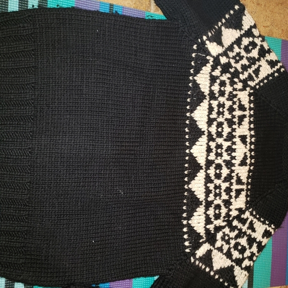 RL southwestern cowhican chunky cardigan L - Picture 3 of 10